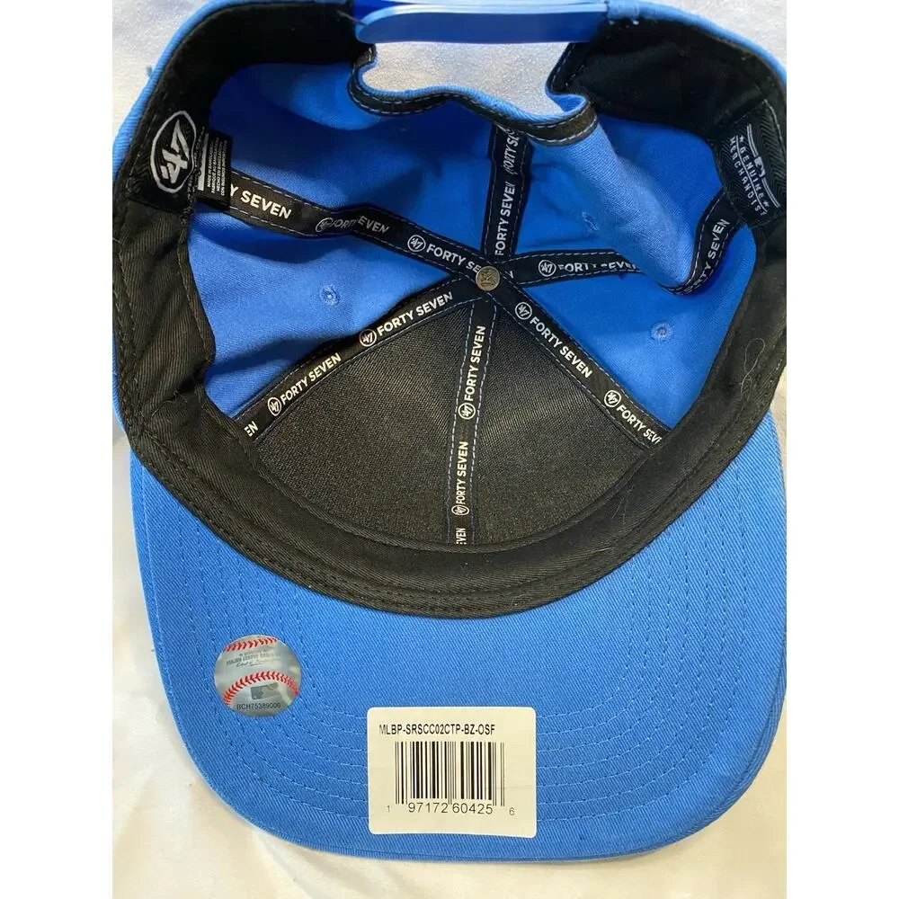 Boston Red Sox '47 Brand JetBlue Captain Snapback Baseball Cap Hat OSFM Blue